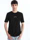 Crew Neck Short Sleeve Printed Combed Cotton Men's T-shirt
